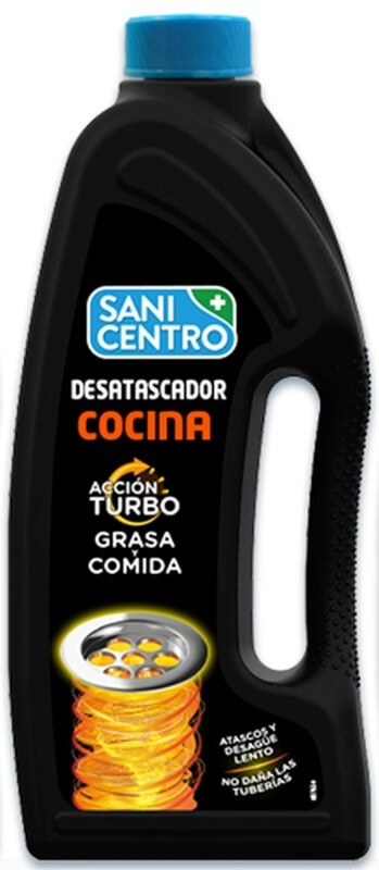 Sanicentro Desatascador Cocina Acción Turbo 1L