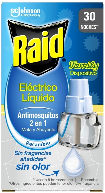 Raid Family Insecticida Recambio 30 Noches