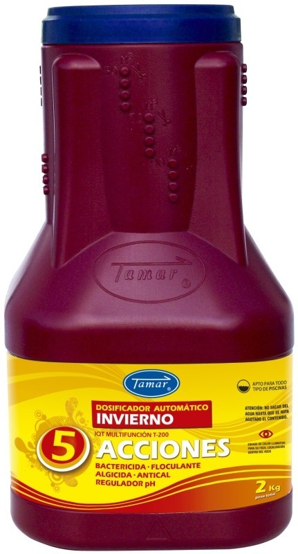 Tamar Dosificador Automático Invierno 5 Acciones 2 kg – Protección Total para tu Piscina en Temporada Invernal
