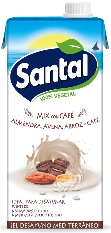 Santal Bebida Mix Vegetal Café Pk 6 x 1 L