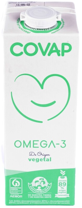 Covap Leche Vegetal Omega 3 Pk 6 x 1 L