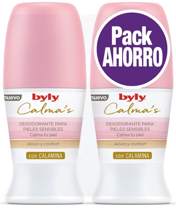 Byly Calma’s Desodorante Roll-On Pieles Sensibles Pack 2 x 50 ml