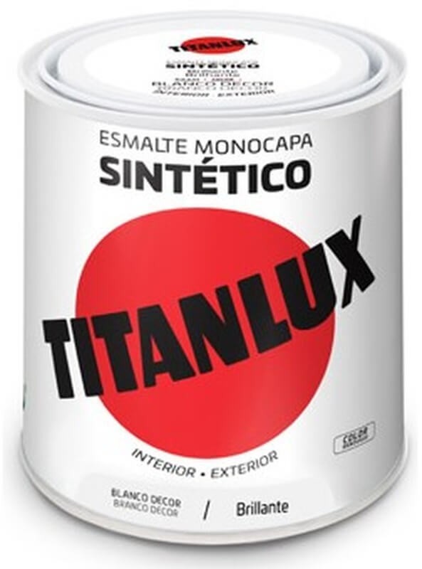 Titanlux Esmalte Monocapa Sintético Int y Ext 566 Blanco Decor 250