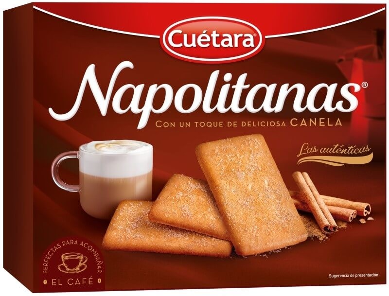 Cuétara Galletas Napolitanas 430G - Sabor a Canela Irresistible