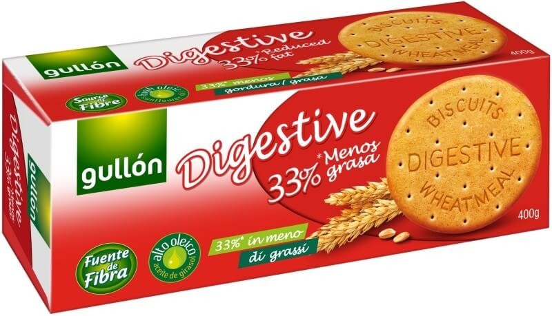 Gullón Galleta Digestive 33% Menos Grasa 400G
