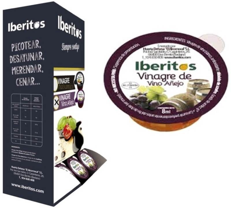 Iberitos Vinagre de Vino Añejo 168 x 8Ml