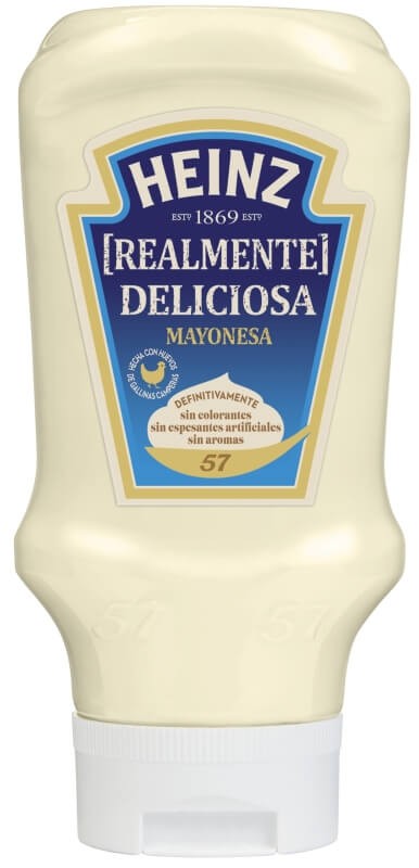 Heinz Mayonesa Deliciosa Bocabajo 400Ml