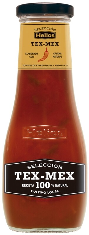 Helios Selección Tex-Mex Receta 100% Natural 330G - El Sabor Picante que Transforma tus Platos