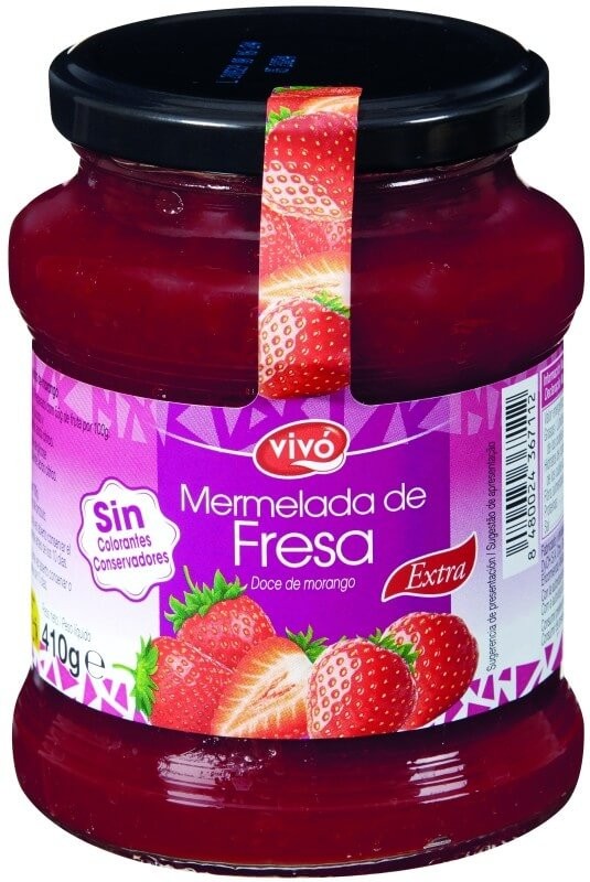 Vivó Mermelada de Fresa 410Gr