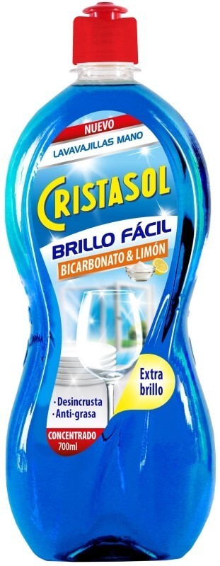 Cristasol Lavavajillas a Mano Bicarbonato & Limón 700 ml
