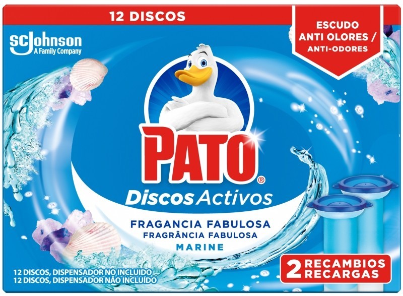 Pato Discos Activos Frag Fabulosa Marino 12 Discos Activios