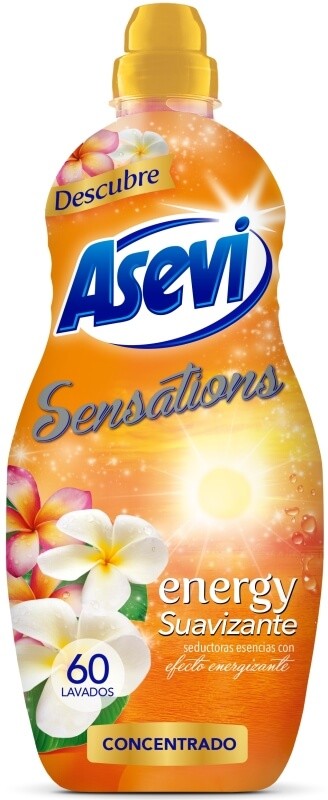 Asevi Sensations Energy Suavizante Concentrado 60D 1,320L
