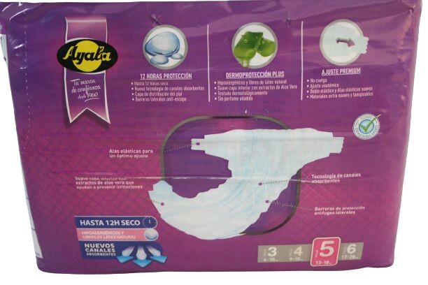 Ayala Pañales Talla 5 13-18KG 44U