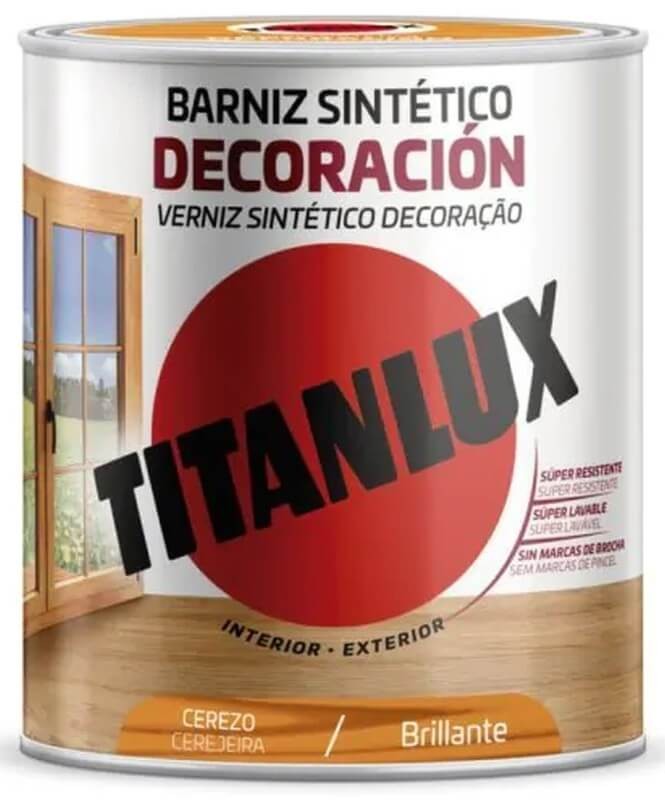 Titanlux Barniz Brillante Cerezo 750Ml