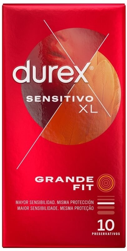 Durex Profil Sensitivo XL Grande Fit 10U