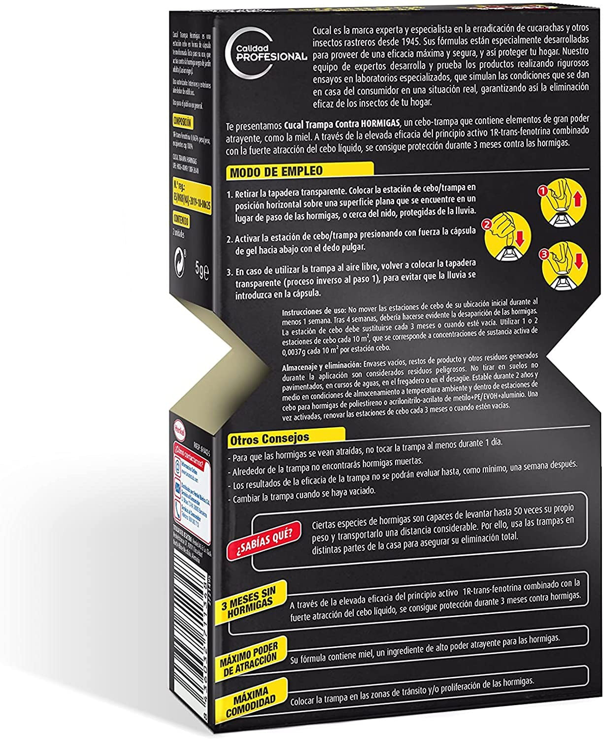 Cucal Trampa para Hormigas 2U
