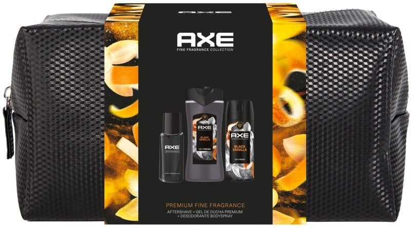 Axe Black Vanilla Set de Cuidado Masculino con Neceser