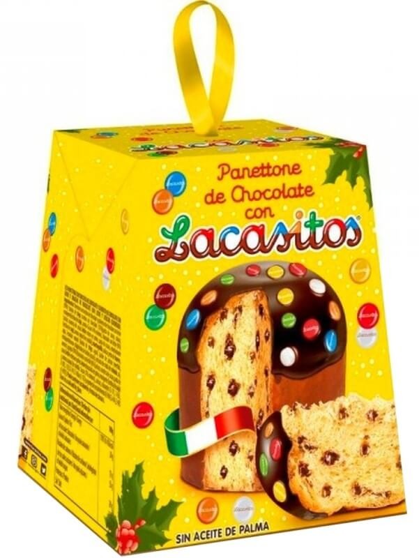 Panettone de Chocolate con Lacasitos 100G