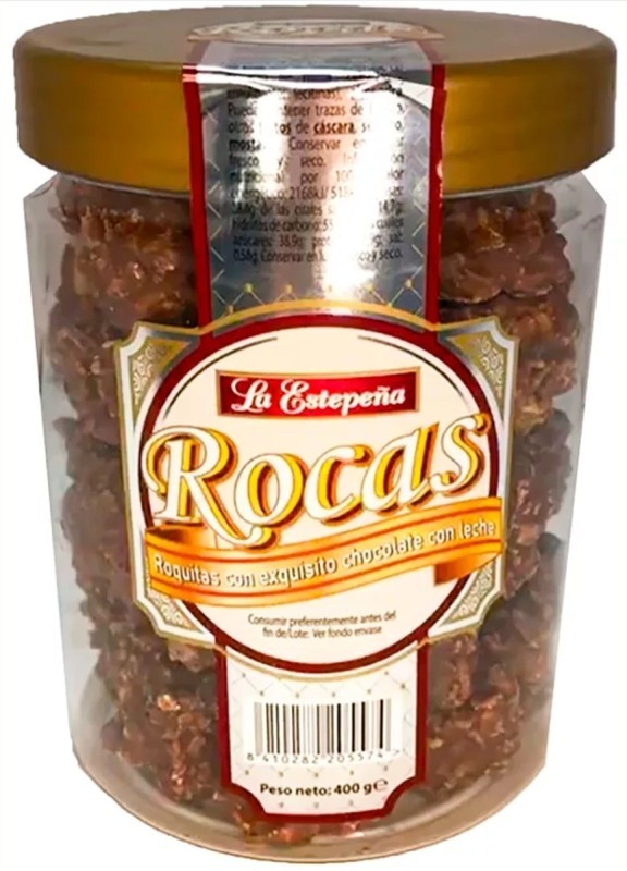 La Estepeña Rocas Dulce de Chocolate con Leche 400 g