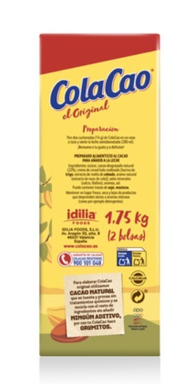 Cola Cao Formato Ahorro 1,75 Kg - El Original con Cacao Natural