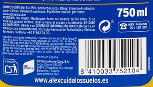 Alex Cera Incolora Brillo Intenso 750 ml