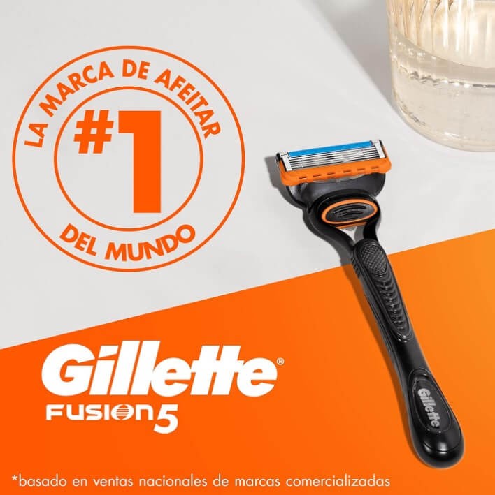 Gillette Fusion5 Recambios 4 Unidades