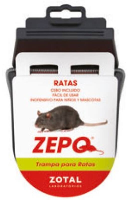 Zotal Zepo Trampa para Ratas 1U – Captura Segura y Reutilizable con Cebo Incluido