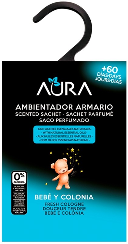 Aura Ambientador Armario Bebé y Colonia