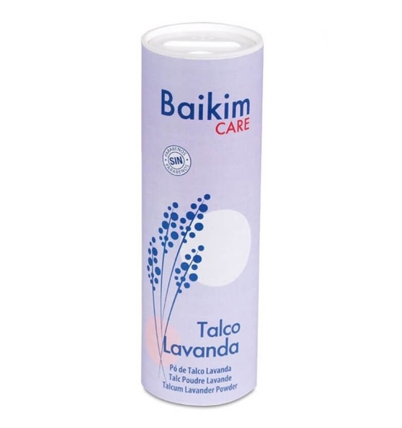 Baikim Care Polvo Talco Lavanda 200 g – Frescor, Suavidad y Aroma Natural en tu Piel
