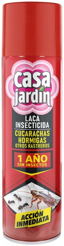 Casa Jardin Laca Insecticida Cucarachas Hormigas Otros Rastreros - 1 Año sin Insextos 400Ml