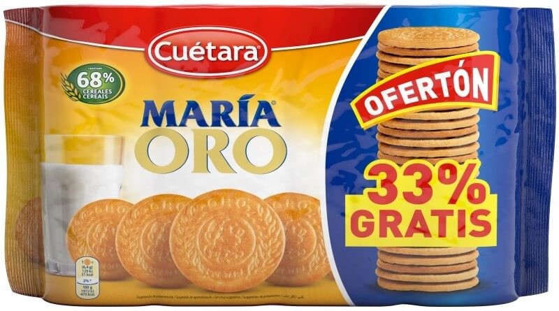 Cuétara María Oro 600G + 33%