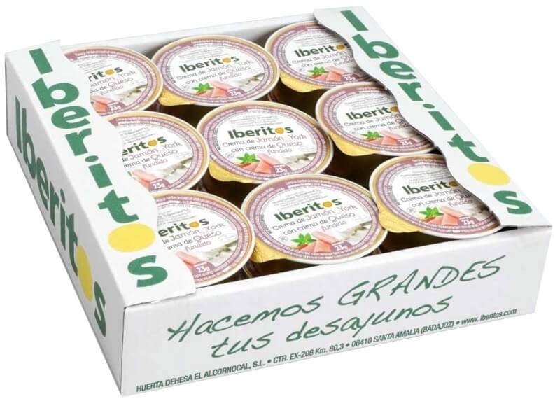 Iberitos Crema de Jamón York con Queso 18 x 25G