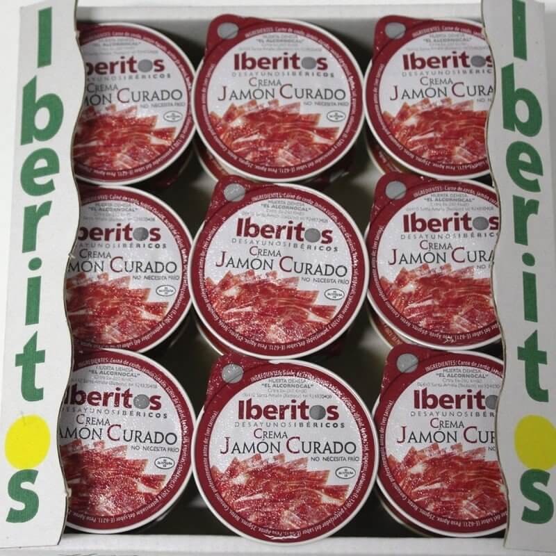 Iberitos Crema Jamon Curado 18 x 25G