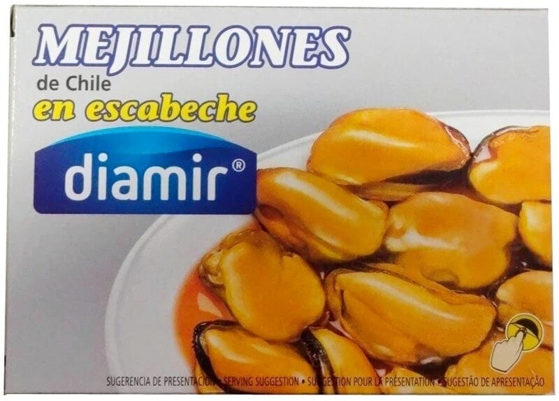 Diamir Mejillones en Escabeche Pequeño RR-120