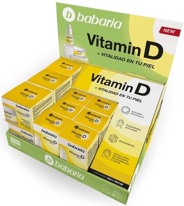Babaria Vitamin D - Vitalidade en tu Piel 12 U