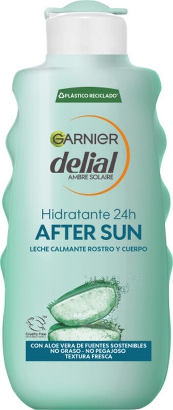 Garnier Delial After Sun Leche Calmante 175 ml – Hidratación Refrescante para Rostro y Cuerpo
