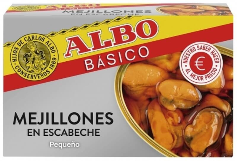 Albo Mejillones en Escabeche OL-115 – Sabor del Mar con la Tradición de Siempre