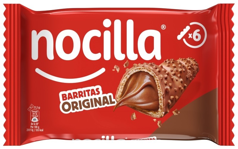 Nocilla Barritas Original 6 Unidades 129G