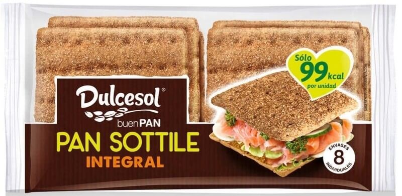 Dulcesol Pan Sottile Integral 310G