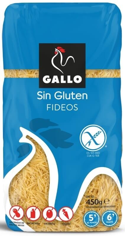Gallo Sin Gluten Fideos 450G
