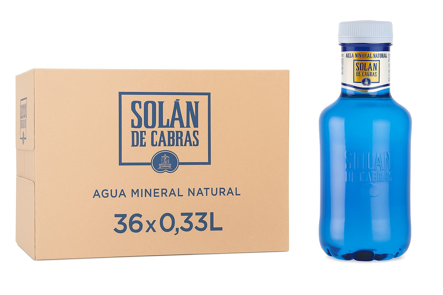 Solán De Cabras Agua Mineral Natural - Pack de 36 x 33 cl | Polichollo –  PoliChollo Market