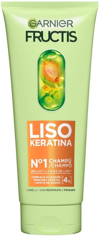 Garnier Fructis Liso Keratina  Champú 200 Ml