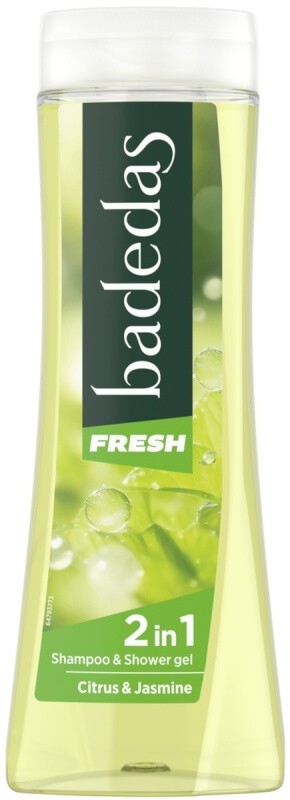 Badedas Fresh Shampoo y Shower Gel  Citrus y Jasmine 2 in 1 600 Ml