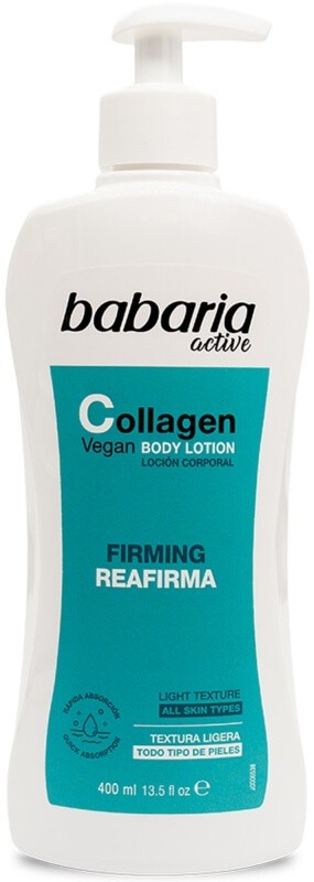 Babaria Vegan Body Lotion Reafirma Todo Tipo de Pieles 400 Ml