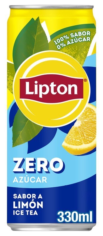 Lipton Ice Tea Zero Limón Pack 24 x 330 ml – Refresco Sin Azúcar con Todo el Sabor del Té