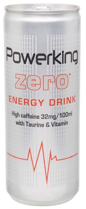 Powerking Energy Drink Zero Pack 24 x 250 Ml