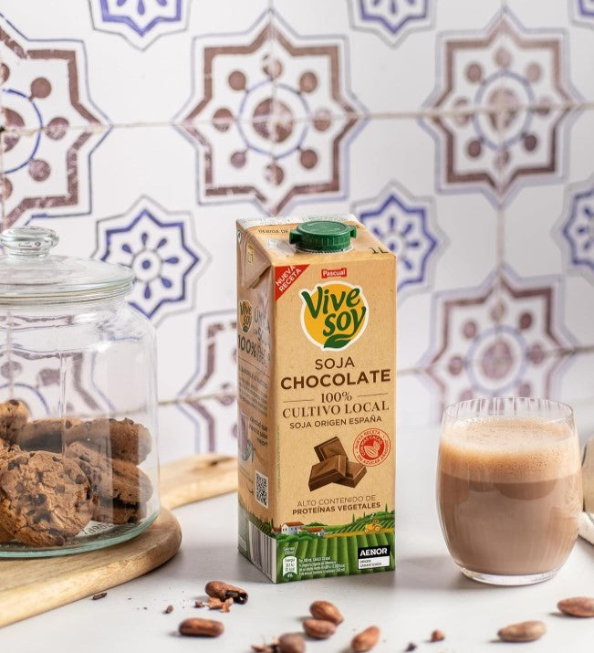 Vivesoy Bebida Vegetal Soja y Chocolate 6 x 1L