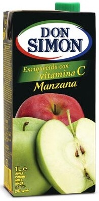 Don Simon Manzana Pack 12 x 1 L - Enriquecido con Vitamina C