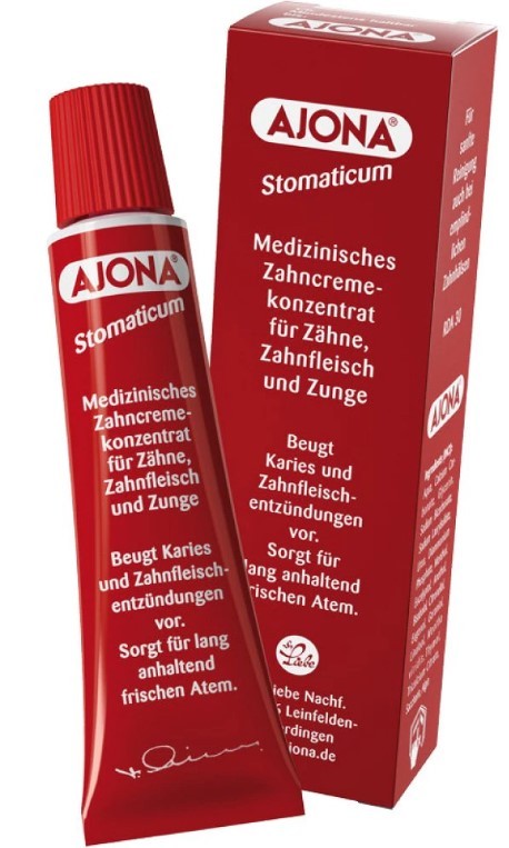 Ajona Stomaticum Dentífrico Concentrado 25 ml - Máxima Eficacia para una Higiene Bucal Impecable