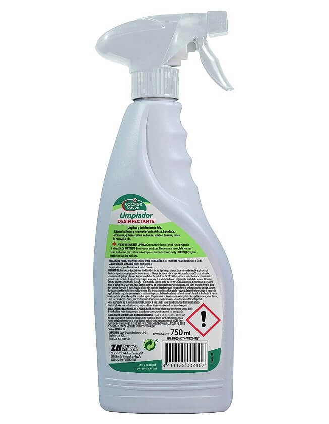 Cooper Limpiador Desinfectante Sin Lejía 750 ml